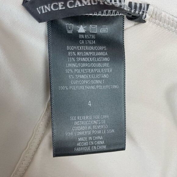 NWT Vince Camuto One Piece Swim Suit Size 4 - Picture 6 of 6